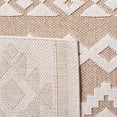 thumbnail image 5 of SAFAVIEH Global Caitriona Diamond Indoor/Outdoor Area Rug, Beige/Ivory, 9' x 12', 5 of 6
