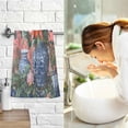 thumbnail image 7 of Yayeee 100% Cotton Hand Towels for Bathroom 16" x 28" Soft Absorbent Kitchen Towel, Orange Vibrant Flowers, 7 of 7