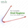 thumbnail image 3 of SoulGenie qSwipe Lite Copper Tongue Cleaners - Relief from Bad Breath - Oral Hygiene (Set of 3), 3 of 6