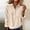 Beige, variant on Uaswgudfs Women's Casual Corduroy Long Sleeve Collared Pullover – Stylish Solid Color Daily Wear Blouse Ladies Comfortable Fall Winter Fashion Top Outfit Beige L