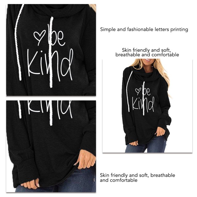 Sudaderas Con Capucha Para Mujer, Sudaderas Con Capucha Informales Para Mujer, Transpirables, Amigables Con La Piel, Poliéster Suave, Estampado De Letras Para Exteriores ANGGREK Otros