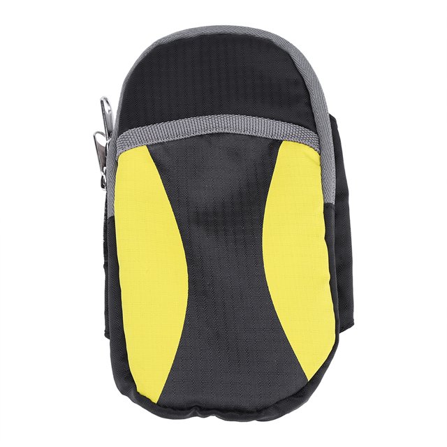 Deporte al aire libre correr jogging ejercicio gimnasio brazo muñeca bolsa brazalete teléfono titular bolsa negro