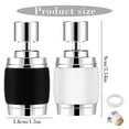 thumbnail image 3 of Splash Proof Booster Swivel Kitchen Filter Tap, 360-Degree Swivel Splash-Proof Faucet Aerator, Universal Adapter Included, Easy Installation for Bathrooms and Kitchens, 3 of 9