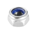 thumbnail image 4 of M5 x 0.8mm Nylon Insert Hex Lock Nuts, 201 Stainless Steel, 50 Pcs, 4 of 5