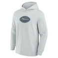 thumbnail image 2 of Men's Fanatics Gray New York Jets Elements Blaze Tri-Blend Long Sleeve Hoodie T-Shirt, 2 of 3