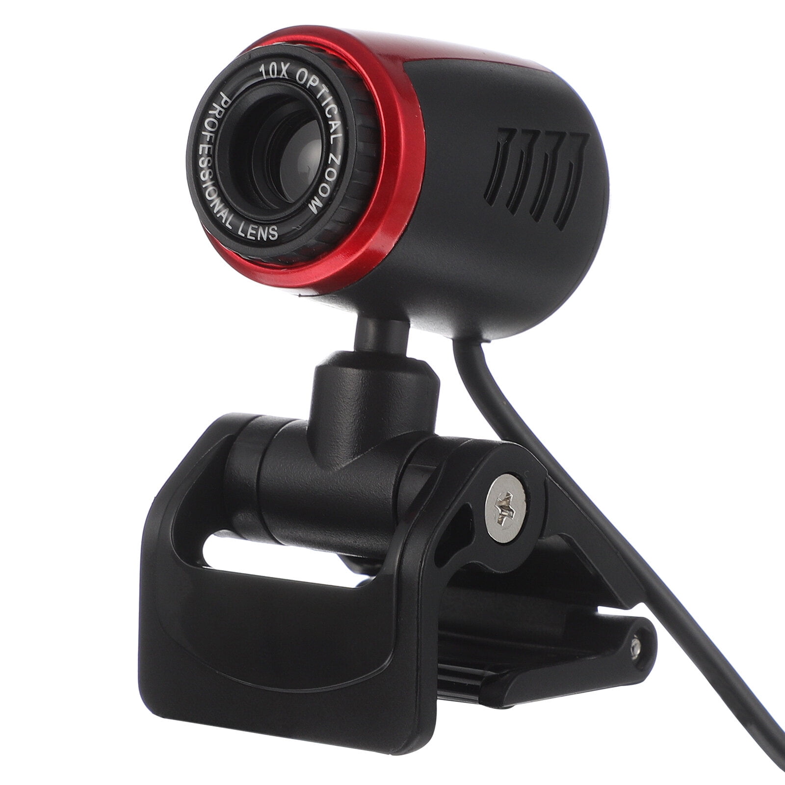 Milisten 1Set USB Charging Web Camera with 360-Degree Rotatable Head for Live-Streaming and Video Conferencing