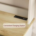 thumbnail image 6 of Yeshouse Bakers Rack with Storage and Power Hub - Versatile Microwave Oven Stand with Pantry Hutch and Thick Tabletop, 6 of 7