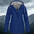 thumbnail image 5 of ShomPort Outdoor Rain Jacket for Women Waterproof Lightweight Outdoor Hiking Hooded Windbreaker Raincoat S-3XL, 5 of 7