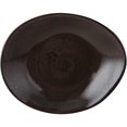 thumbnail image 1 of Tuxton GGM-652 Geode Mushroom Ellipse Plate, Brown, 1 of 1