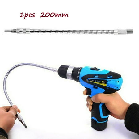 

GLFSIL 1PCS Electric Drill Universal Flexible Shaft Metal Extension Screw Bit Tool