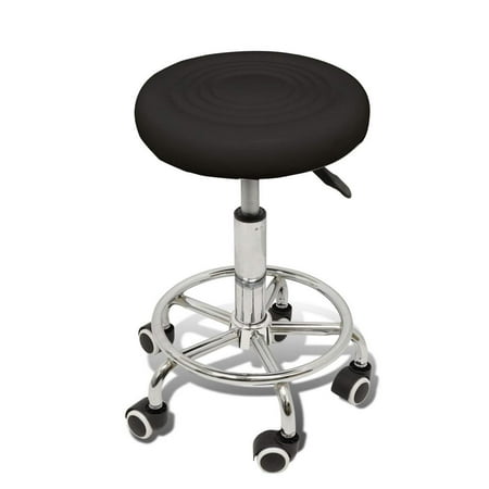 Magshion Hydraulic Adjustable Rolling Stool w/Footrest Beauty Spa Salon Barber Tattoo