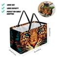 thumbnail image 2 of Leopard Large Capacity Reusable Foldable Oxford Cloth Grocery Bags for Storage Bins, Grocery Baskets, and Picnic Baskets, 2 of 7