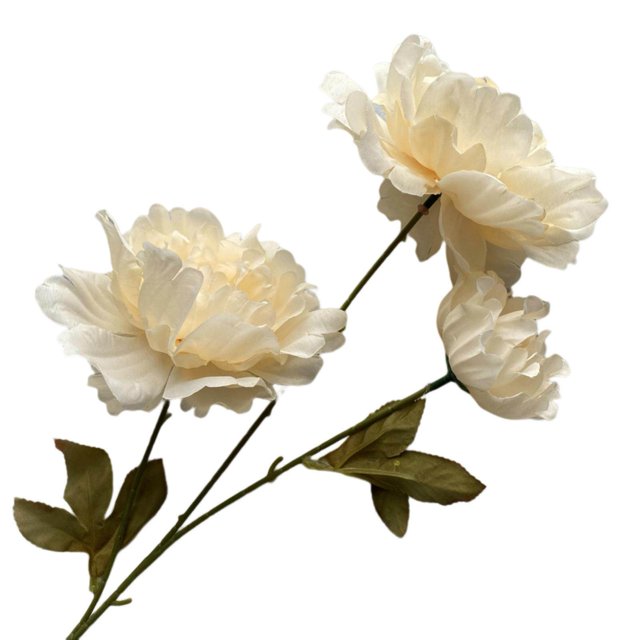 LCXmlly Clothes Storage Bag Simulation Peony 3 Heads Realistic Faux Silk Flower Photo Props