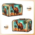 thumbnail image 3 of Daiia Cool Camel Oasis Vibes Pattern 4 slice Toaster Cover, Toaster Appliance Dust-proof Cover For Kitchen Small Appliance Dust Cover and Fingerprint Protection, 3 of 7