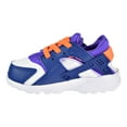 thumbnail image 4 of Nike Huarache Run Todder's Shoes White/Cone/Gym Blue 704950-111, 4 of 6