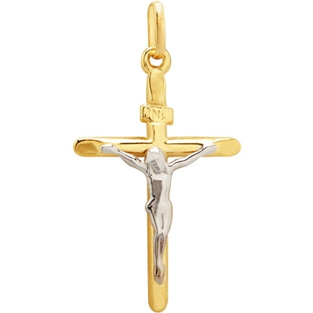Simply Gold 10kt Gold Crucifix Charm