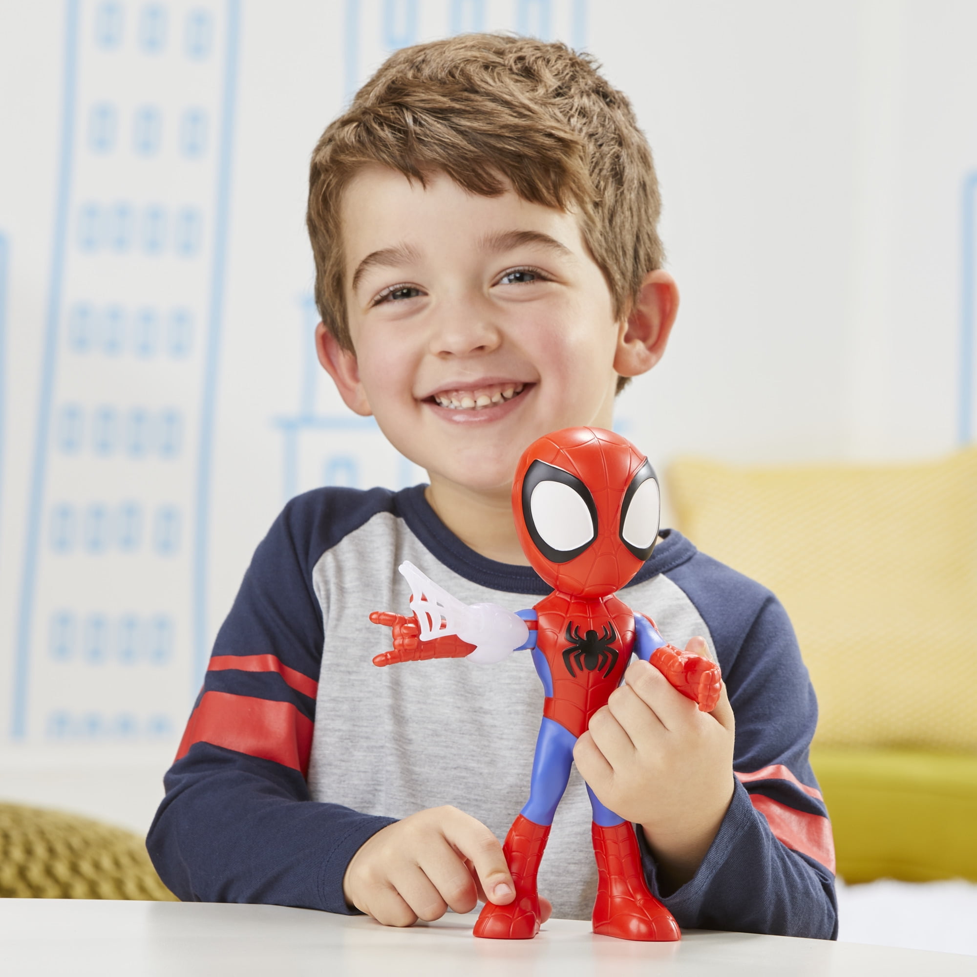 Marvel Spidey and His Amazing Friends Supersized Miles Morales: Spider-Man  Action Figure, Preschool Toy for Age 3 and Up - Marvel