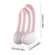 thumbnail image 3 of Pinza nasal para natación - Diseño cómodo y antideslizante con estuche portátil - Accesorio para entrenamiento de natación, color negro, blanco y rosa, 3 of 6