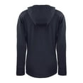 thumbnail image 3 of Women's Cutter & Buck  Navy New York Yankees Daybreak Eco Recycled Half-Zip Hoodie, 3 of 3