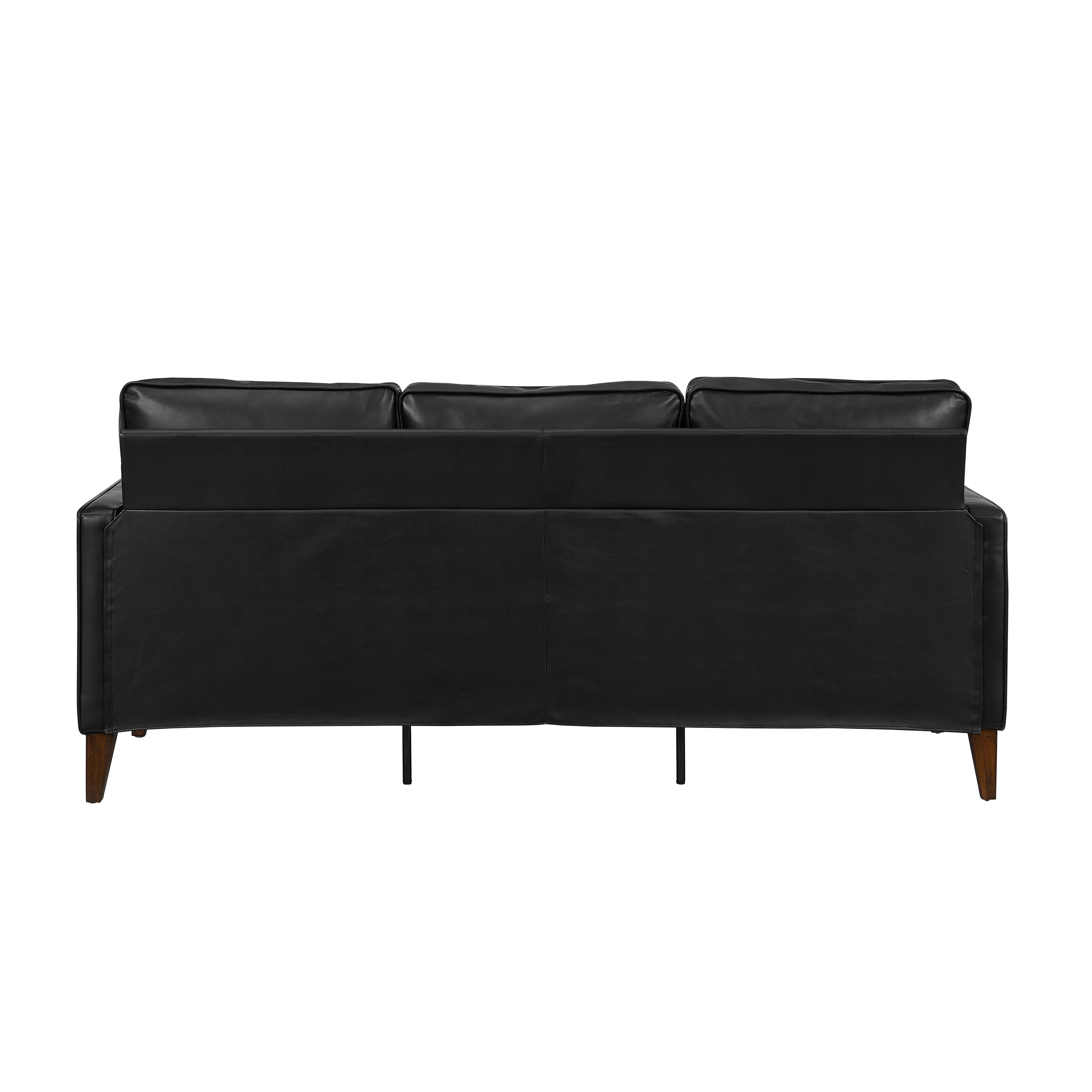 Hillsdale Jianna Faux Leather Sofa, Black - image 12 of 12