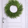 thumbnail image 5 of Huchen 6 Ft Christmas Norfolk Pine Garland- Dense Real Touch Pine Garland Ornament- Realistic Artificial Pine Greenery Garlands for Christmas Holiday Mantle Fireplace Table Home Decor, 5 of 8