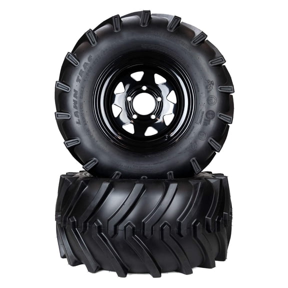 (2) Aggressive Tire Assemblies 24x12.00-12 Fits Gravely Pro-Turn 300 07101511