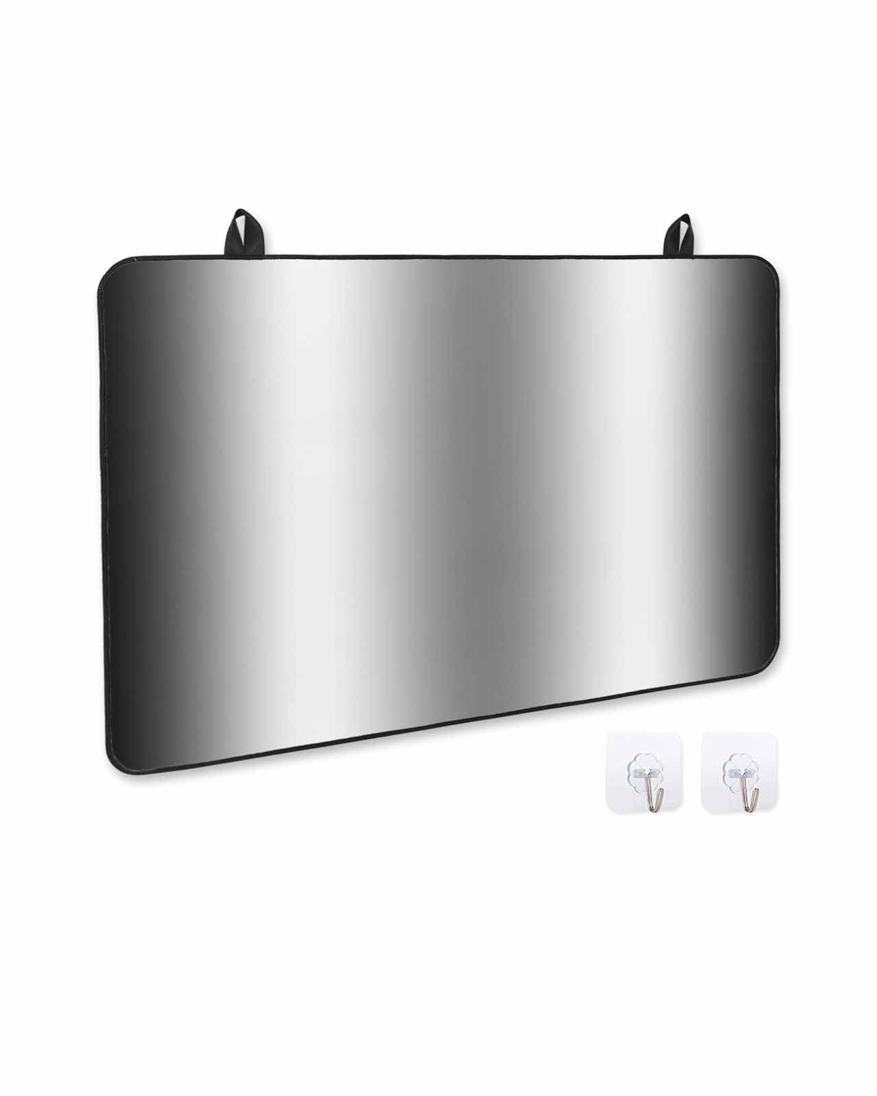nqOlkjepod Large Induction Cooktop Protector Mat 36"x21", Ombre Black White Stove Top Covers for Electric Stove, Simple Abstract Striped Farmhouse Stove Burner Cover Mats, Glass Top Stove Cover