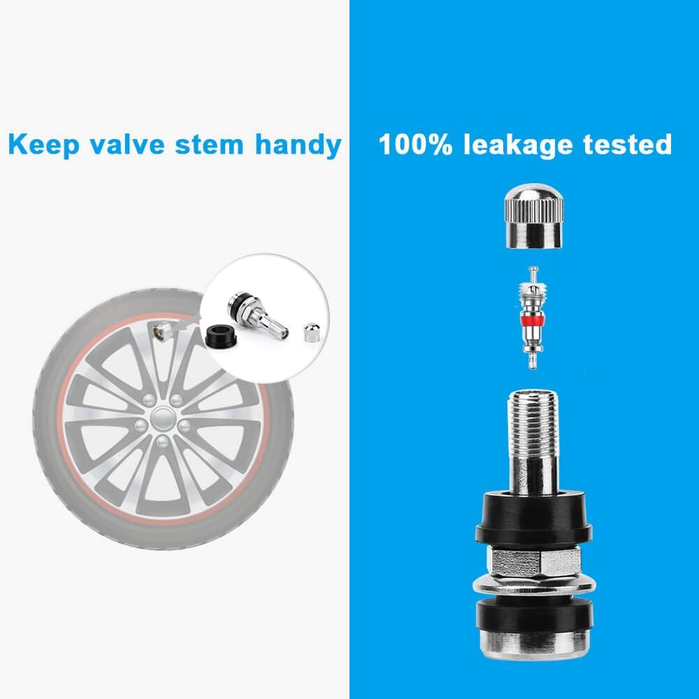 4 Bouchons De Valve De Pneu En Alliage Alu Et Caoutchouc - Déco Et Protection Anti-poussière Pour Voiture, Moto, Vélo