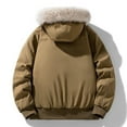 thumbnail image 4 of Men's Two-Piece Style Hooded Jacket with Thick Warmth and Long Sleeve Comfort Fit, 4 of 4