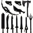 thumbnail image 1 of Equipment Custom Medieval Mini Figures Accessories Building Block Toys Weapon Accessories, 1 of 4