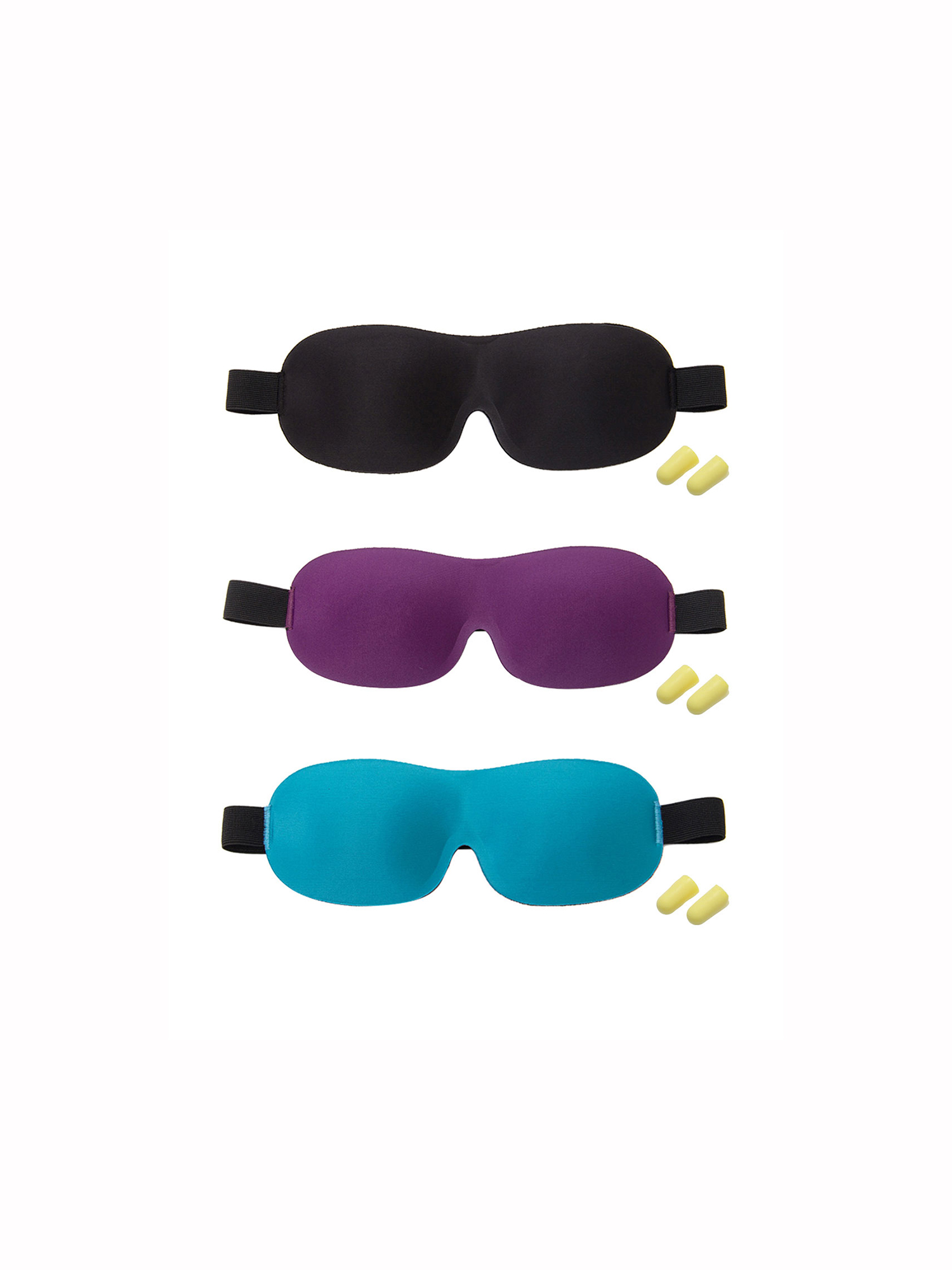 Unique Bargains Unisex's 3D Adjustable Strap Eyeshade Blinder Sleep