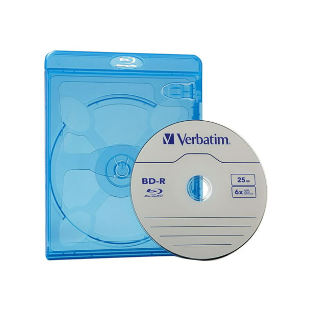 Verbatim Storage Blu Ray Disc Jewel Case Capacity 1