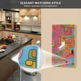 thumbnail image 5 of Yayeee Blank Wall Plate Cover 1-Gang 4.5"x2.7" Home Unused Decorative Outlet, Art City, 5 of 7
