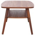 thumbnail image 5 of SAFAVIEH Karou Modern 2 Tier Wood Coffee Table, Walnut, 5 of 10