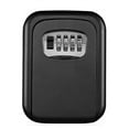 thumbnail image 1 of Yeacher Key Storage Lock Box Wall Mounted 4-Digit Combination Password Outdoor Key Safe Box Resettable Code Key Holder Hider, 1 of 7