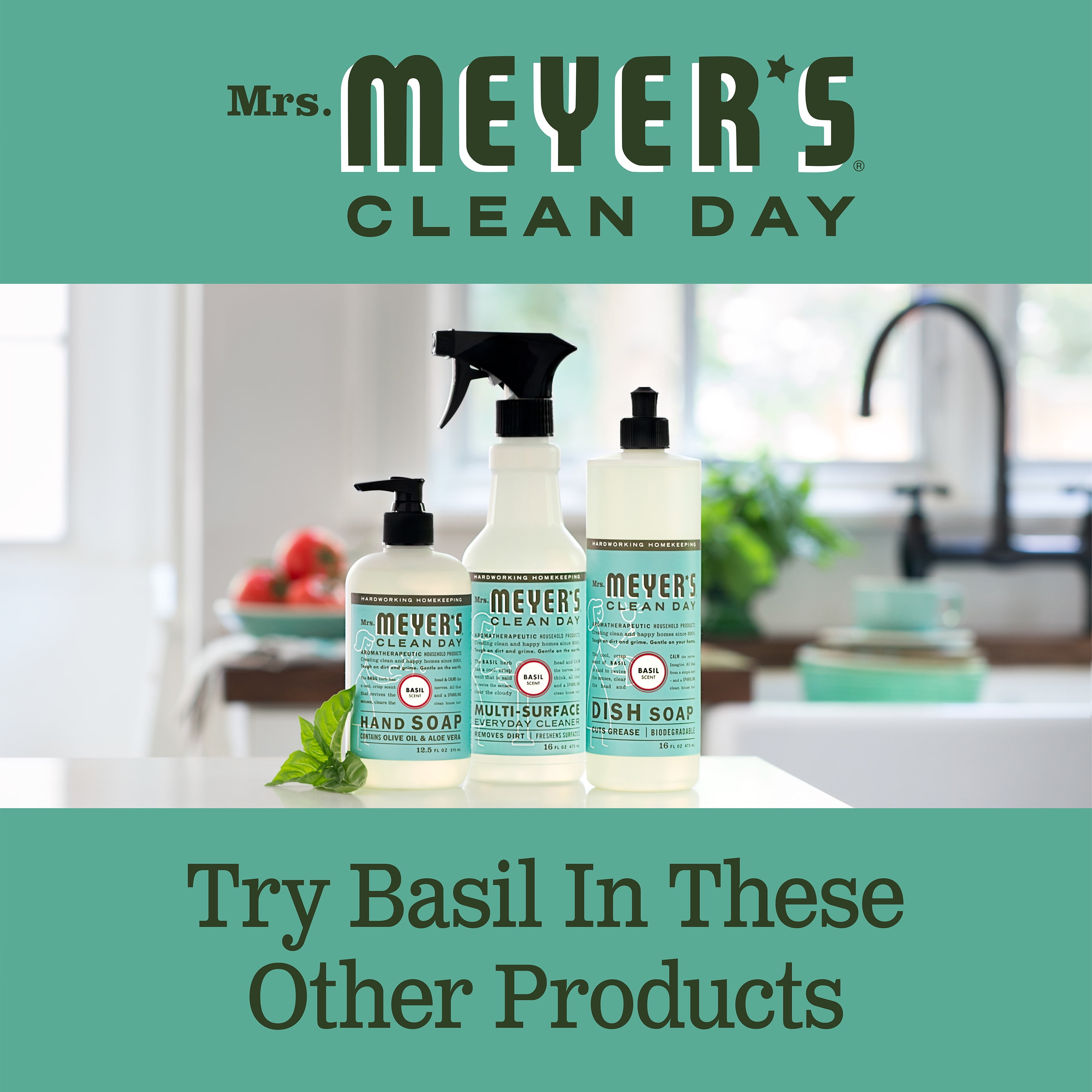 Mrs. Meyer's Clean Day Multi-Surface Everyday Cleaner, Lemon Verbena, 16 fl oz