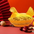 thumbnail image 7 of YingYouFu Easter Decor Vintage Glass Hen on Nest Dish with Lid - Large Pedestal Rooster Glass Candy Bowl, Colorful Crystal Candy Jar for Snacks, Dessert, Cookies | Home Kitchen Office Tabletop Decor, 7 of 7