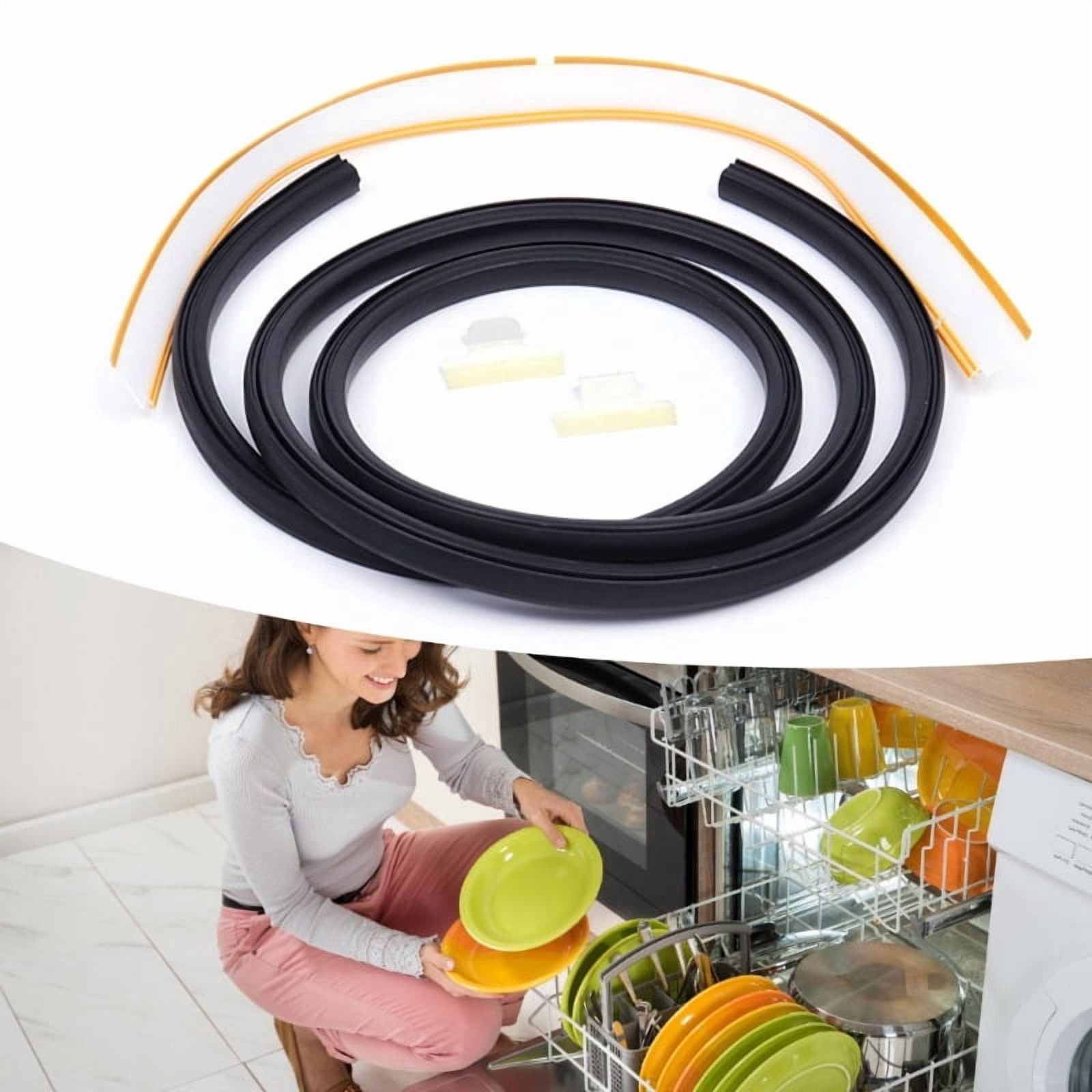 154827601 Universal Dishwasher Door Seal Replacement Kits Rubber Gasket