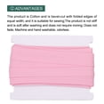 thumbnail image 3 of Uxcell 1Pcs Single Fold Bias Tape Cotton for Sewing 3/4 inch x 10 Yards Pink, 3 of 7