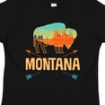 thumbnail image 4 of Inktastic Montana Gift Buffalo Silhouette Boys or Girls Toddler T-Shirt, 4 of 5