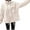 Beige, variant on ABATAB Women Winter Fleece Lined Jackets Oversized Long Sleeve Coats Warm Lapel Collar Zipper Parka Sherpa Fluffy Outerwear with Pockets(X-Large,Red)