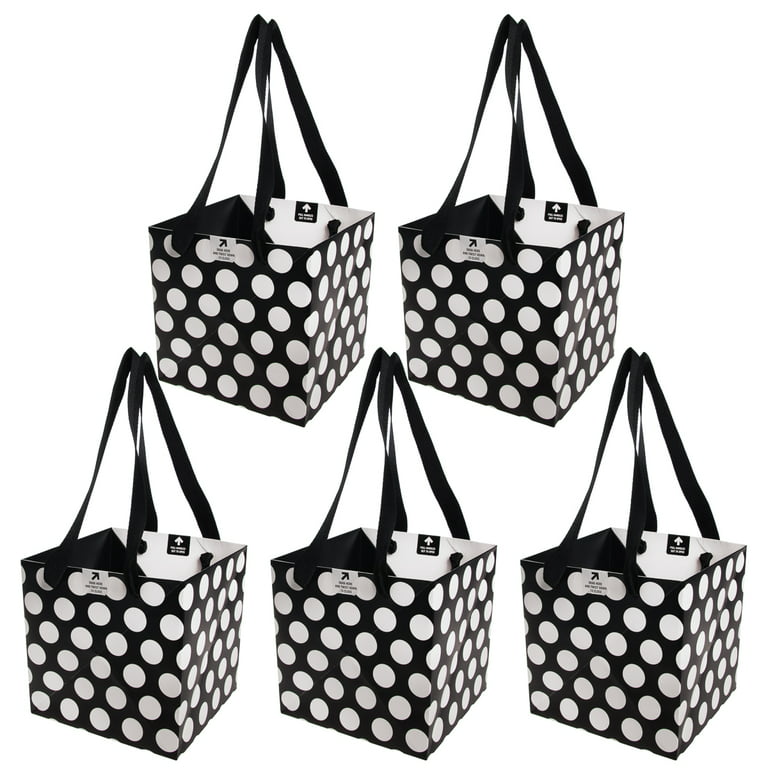 Black And White Gift Bag Simple Four finger Clothing Bag - Temu