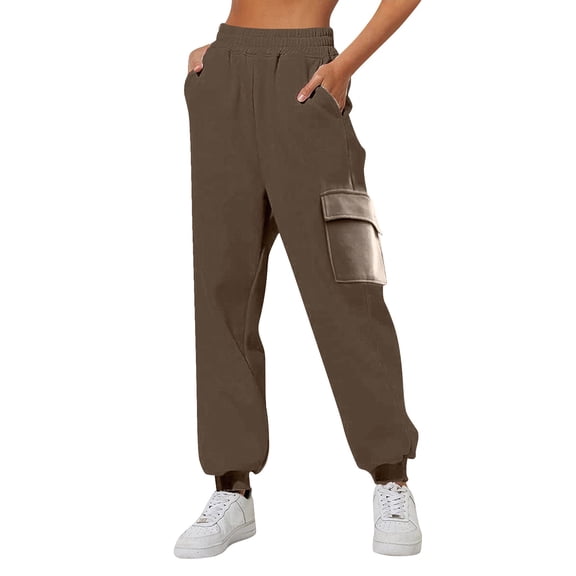 Yanyanz Women's Pants, Fashion Pants for Women Casual Gradient Print Bottom Sweatpants Pockets High Waist Sporty Gym Athletic Fit Jogger Pants Trousers, Womens Pants Casual, Wide Leg Pants for Women