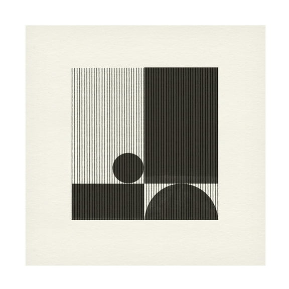 Trademark Fine Art THE MIUUS STUDIO Paper Object No4 Canvas Wall Art