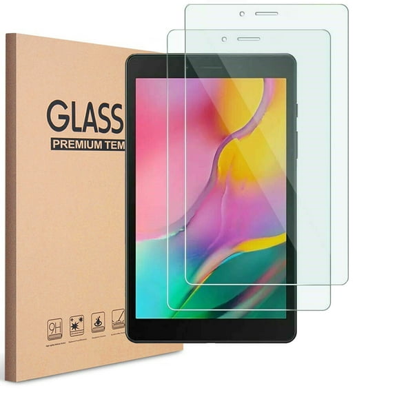 KIQ Galaxy Tab A 8.0 Screen Protector 2019 T290, Tempered Glass Anti-Scratch Bubble-Free Clear for Samsung Galaxy Tab A 8.0-inch SM-T290 SM-T295 [2 Pack]