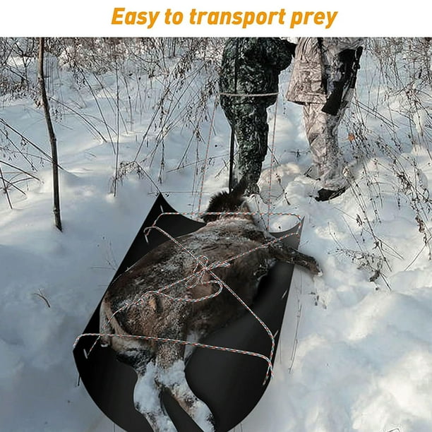 Deer Drag Sleds, Hunting Gear Transport Sled Thickened For Outdoor 
