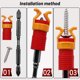 thumbnail image 3 of Muyoka piezas de plástico ABS para tornillos, garras para tornillos, juego de fijación universal para tornillos, brocas para tornillos de abrazadera, funda fija para herramientas de carpintería, hoja Muyoka Hogar, 3 of 7