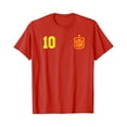 thumbnail image 1 of Maillot de Soccer Rétro Espagne camiseta Futbol T-Shirt 10 - comme sur l'Image - 2TG, 1 of 2