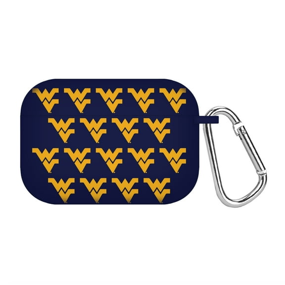 West Virginia Mountaineers HD Case Cover Compatible with Apple AirPods Pro 1 & 2 - Repeating by Affinity Bands