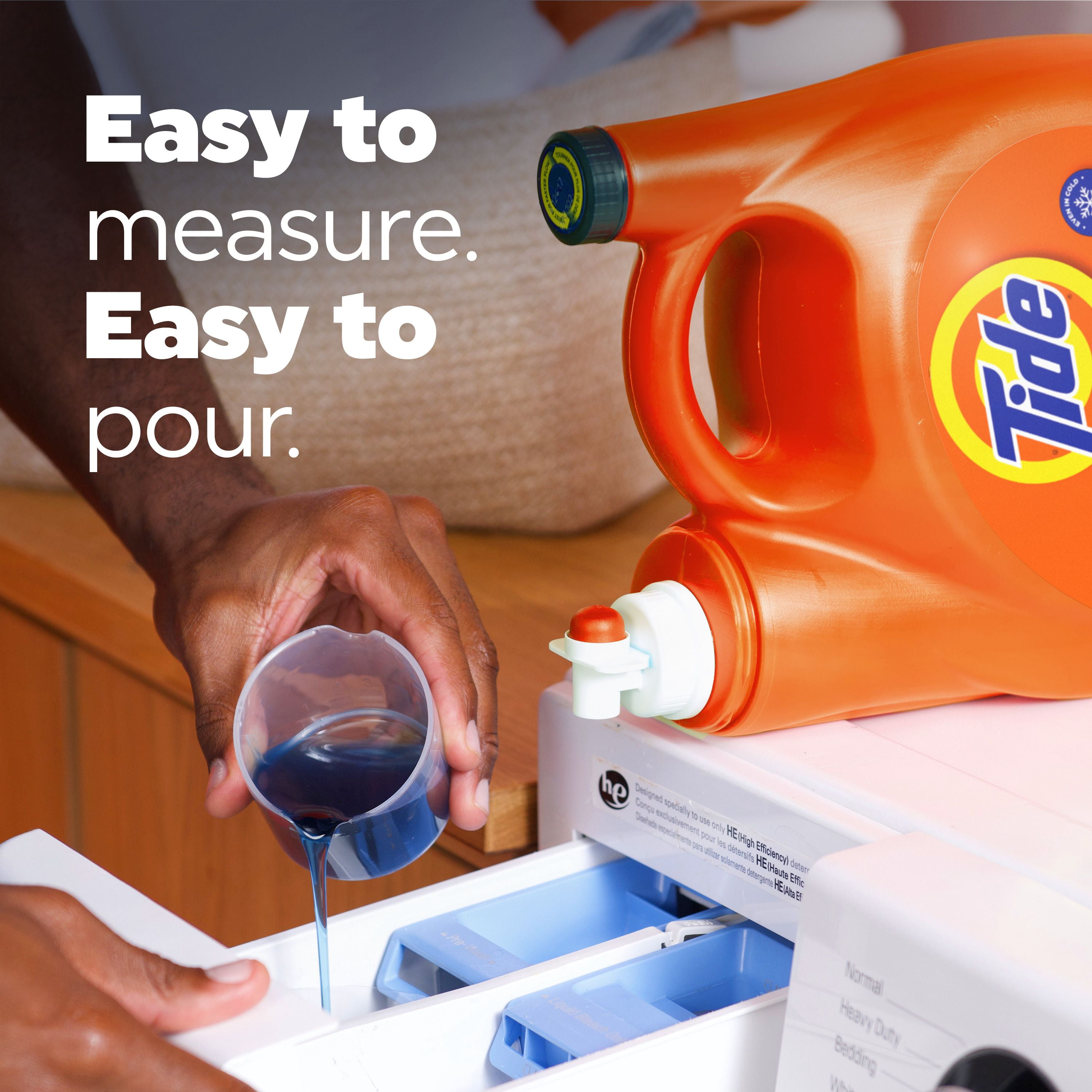 Tide Liquid Laundry Detergent, Original Scent, 3.9L